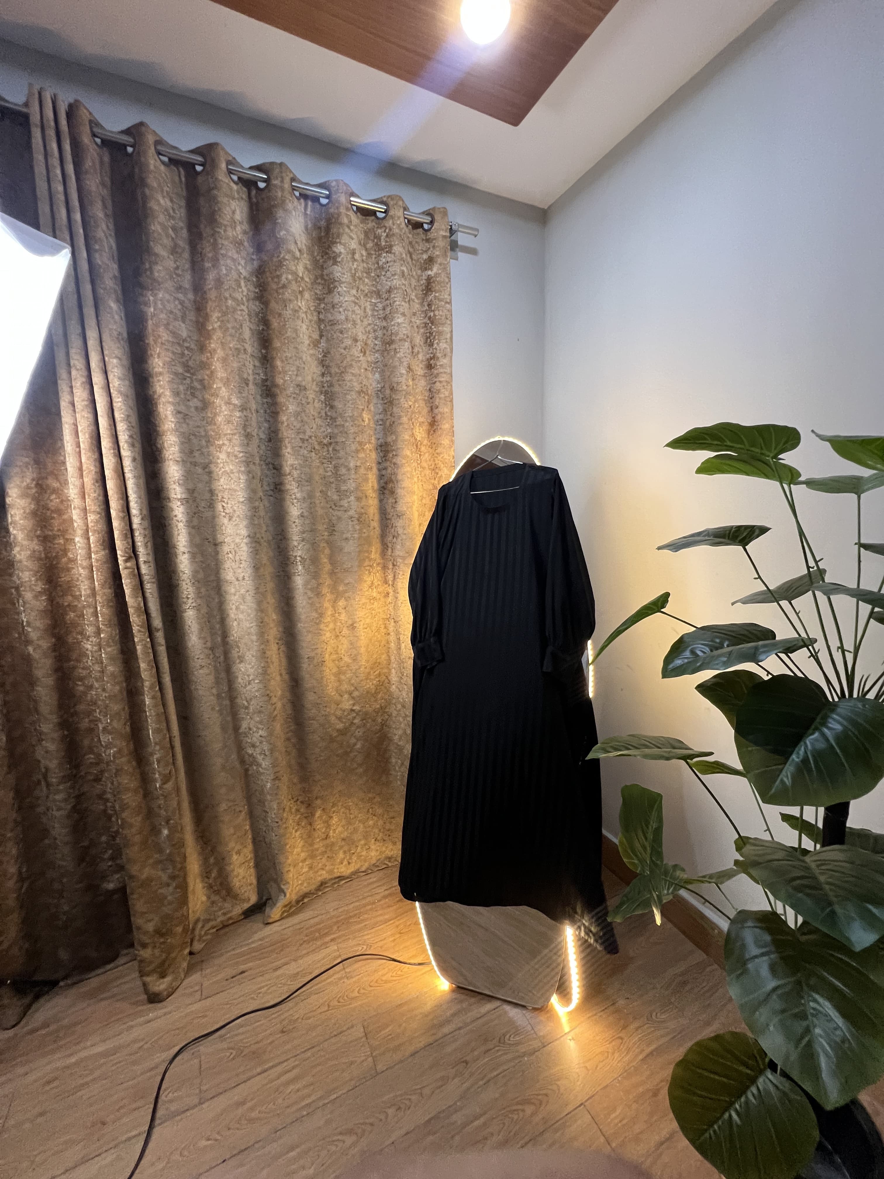 Premium Acrylic Stripe Nida Fabric view 7
