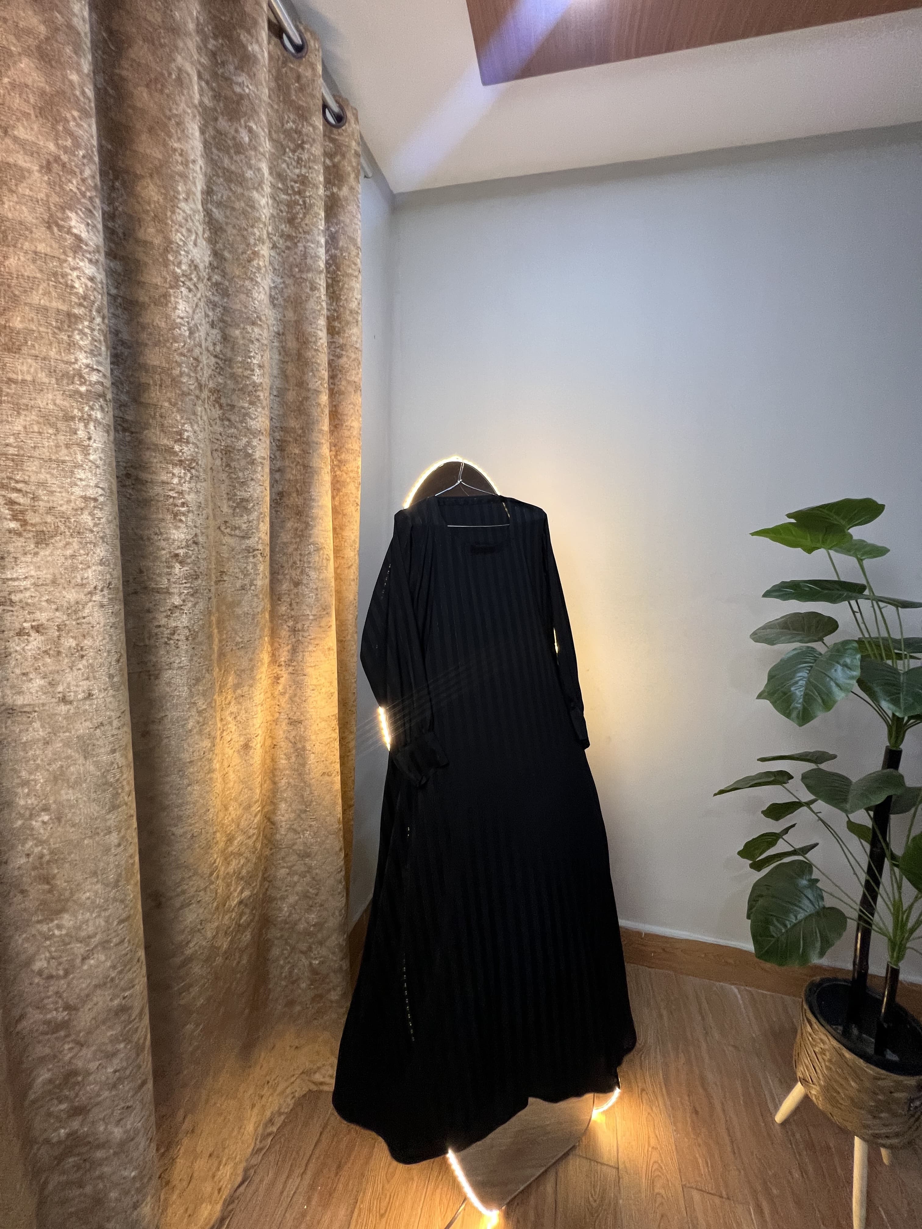 Premium Acrylic Stripe Nida Fabric view 2