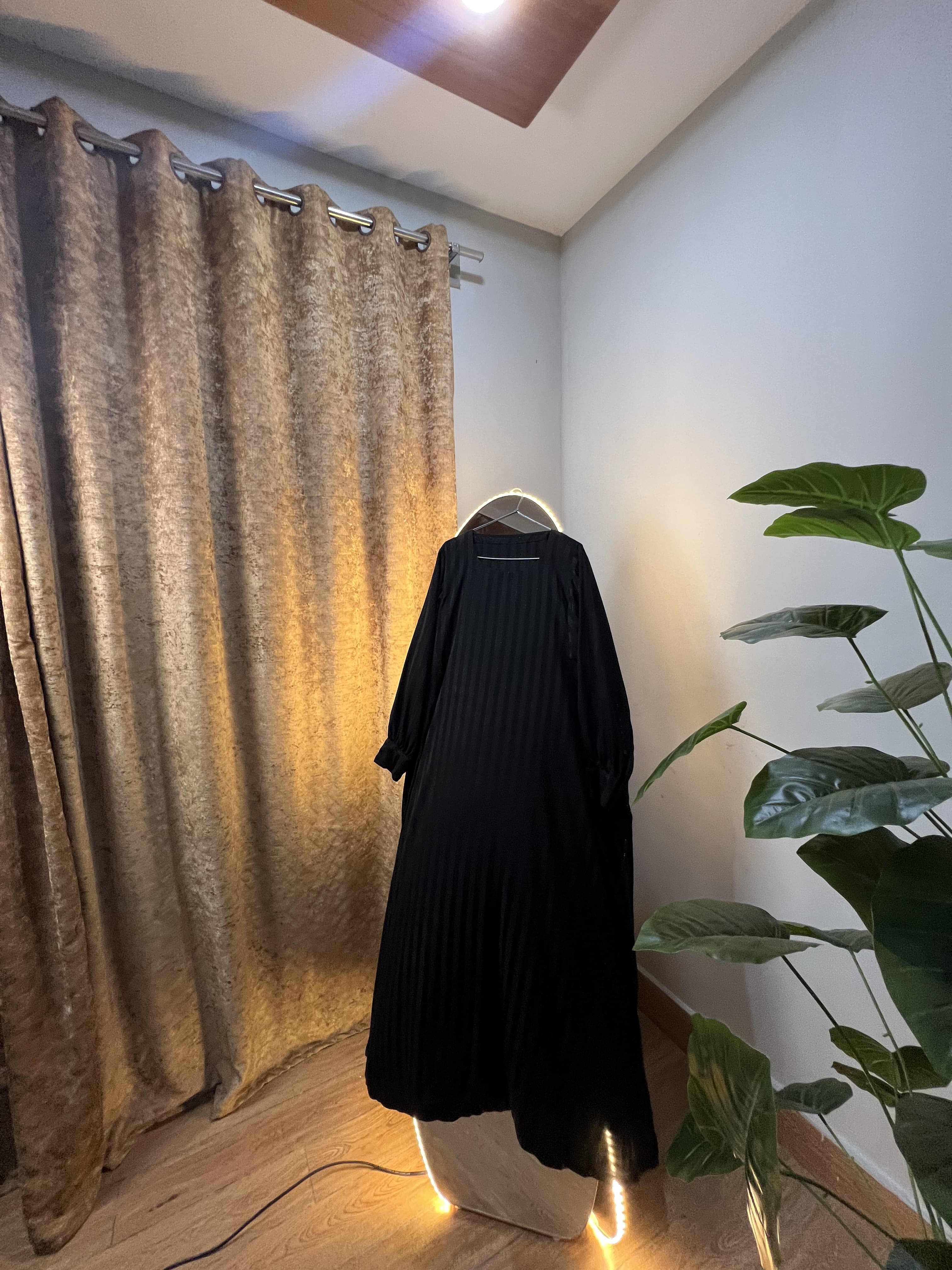 Premium Acrylic Stripe Nida Fabric view 5